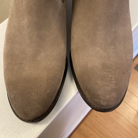 Cole Haan Newburg Waterproof Booties in Walnut Agora Waterproof Suede - Picture 2 of 6